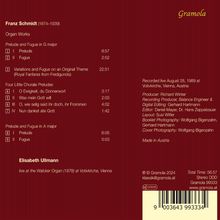 Franz Schmidt (1874-1939): Schmidt - Orgelwerke, CD