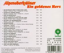 Alpenoberkrainer: Ein goldenes Herz, CD