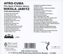 Nikola Jaritz (geb. 1953): Afro-Cuba, CD