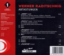 Werner Raditschnig (geb. 1948): Abtastungen für E-Gitarre &amp; elektronische Effekte, CD