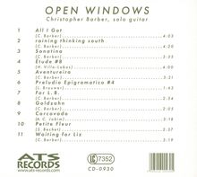 Christopher Barber: Open Windows, CD