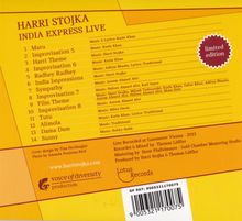 Harri Stojka (geb. 1957): India Express Live 2013, CD