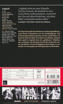 Asphalt, DVD