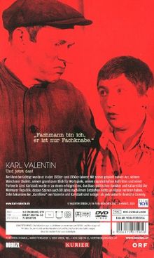 Karl Valentin - Und jetzt des! Kurzfilme, DVD
