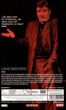 Lukas Resetarits: Zeit, DVD