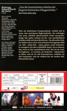 Richtung Zukunft durch die Nacht, DVD