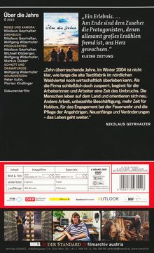 Über die Jahre, DVD