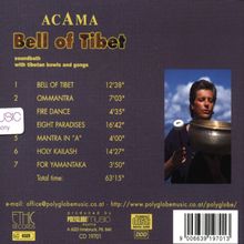 Acama: Bell Of Tibet, CD