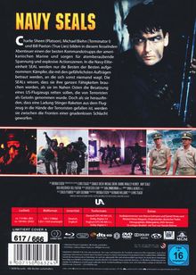 Navy Seals (Blu-ray &amp; DVD im Mediabook), 1 Blu-ray Disc und 1 DVD
