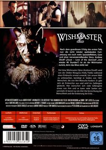 Wishmaster 2 - Das Böse stirbt nie, DVD