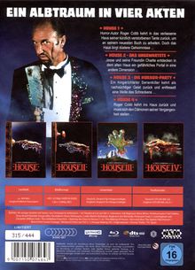 HOUSE 1-4 (Ultra HD Blu-ray &amp; Blu-ray), 4 Ultra HD Blu-rays und 4 Blu-ray Discs