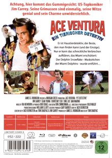 Ace Ventura - Ein tierischer Detektiv (Blu-ray im Mediabook), 2 Blu-ray Discs