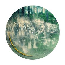 Text: "FROM THE WU-TANG THE SAGA CONTINUES COLLECTION". Illustration von Tigern in einem Wald, Schnee fällt.