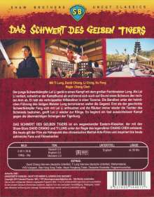 Das Schwert des gelben Tigers - Uncut Classics, Blu-ray Disc