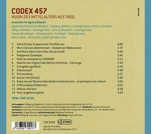 Codex 457 - Musik des Mittelalters aus Tirol, CD