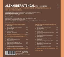 Alexander Utendal (1530-1581): Bußpsalmen &amp; Magnificats "Meine Tage sind wie Schatten", CD
