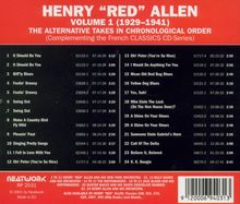Henry 'Red' Allen (1908-1967): Vol. 1 - 1929 - 1941 Alternative..., CD