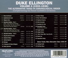 Duke Ellington (1899-1974): Alternative Takes 1933-36 Volume 4, CD
