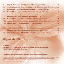 Mozart Quartett Salzburg - W.Amadé Mozart- Zeit für's Ich, CD