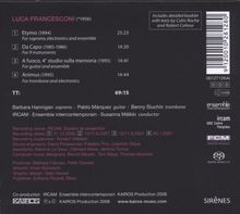 Luca Francesconi (geb. 1956): Etymo für Sopran,Elektronik &amp; Ensemble, CD