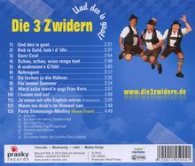 Die 3 Z'widern: Und des is guat, CD