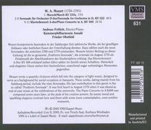 Wolfgang Amadeus Mozart (1756-1791): Klavierkonzert Nr.23 A-dur KV 488, CD