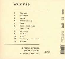 Ursula Strauss &amp; Ernst Molden: Wüdnis, CD