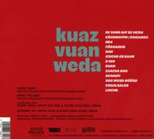 Texte: "kuaz vuan weda" in großer Schrift. Dann eine Liste von Titeln und Credits für SIGRID HORN und ERNST MOLDEN.