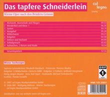 Wolfgang Mitterer (geb. 1958): Das tapfere Schneiderlein (Kleine Oper nach den Gebr.Grimm), CD