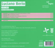 Luciano Berio (1925-2003): Orchesterwerke, CD