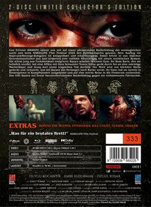 "2-DISC LIMITED COLLECTOR'S EDITION" oben. "Extras: Behind the Scenes, Interviews, Kill Count, Teaser, Trailer".