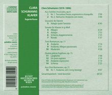 Clara Schumann (1819-1896): Klavierwerke, CD