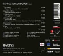 Hannes Kerschbaumer (geb. 1981): Schraffur für Akkordeon &amp; Ensemble, CD