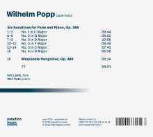 Wilhelm Popp (1828-1903): Sämtliche Sonatinen für Flöte &amp; Klavier op.388, CD
