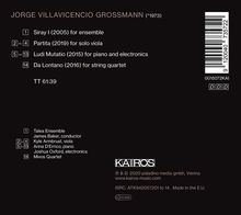 Jorge Villavicencio Grossmann (geb. 1973): Kammermusik "From Afar", CD