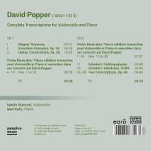 David Popper (1843-1913): Sämtliche Transkriptionen für Cello &amp; Klavier, 2 CDs