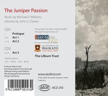 Michael F. Williams (geb. 1962): The Juniper Passion, 2 CDs