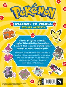 Pokemon: Pokemon Welcome to Paldea Epic Sticker, Buch