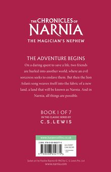 C. S. Lewis: The Magician's Nephew, Buch