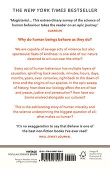 Robert M. Sapolsky: Behave, Buch