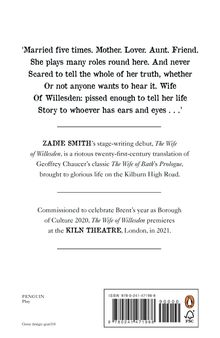 Zadie Smith: The Wife of Willesden, Buch