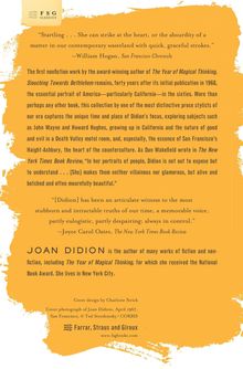 Joan Didion: Slouching Towards Bethlehem, Buch