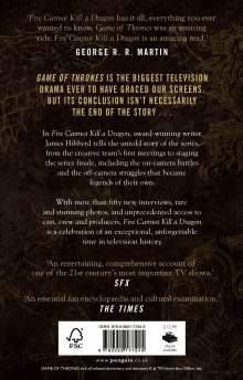 James Hibberd: Fire Cannot Kill a Dragon, Buch