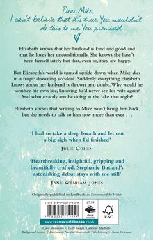 "Dear Mike, I can't believe that it's true. You wouldn't do this to me. You promised. Elizabeth knows that her husband..."