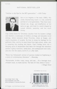 Bret Easton Ellis: Less Than Zero, Buch