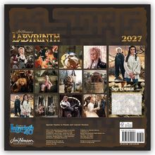 "Labyrinth", "2027", "September" sind zu sehen. Es gibt eine Collage mit Filmfiguren aus Jim Henson's "Labyrinth".