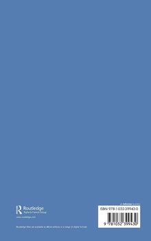 ISBN 978-1-032-39943-0, Routledge Logo unten links, blauer Hintergrund.