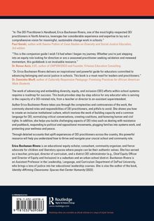 Texte über DEI-Praktiken werden als bedeutend gelobt. Autor ist Erica Buchanan-Rivera. Unten Routledge-Logo. Orange Streifen oben.