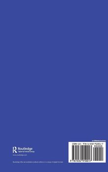 ISBN-13: 978-1-032-91001-7, Barcode. Routledge, Taylor & Francis Group, www.routledge.com, blauer Hintergrund.