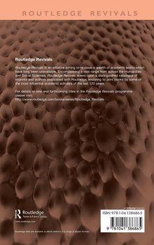 "Routledge Revivals" beschriebene Initiative zur Neuauflage wissenschaftlicher Werke. Struktur im Hintergrund, ISBN kodiert.